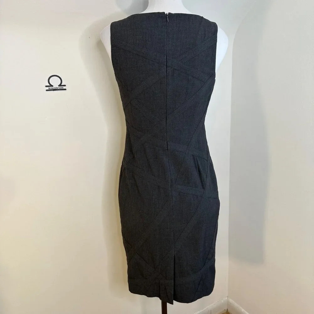 Calvin Klein‎ Dark Grey Sleeveless Sheath Dress - Picture 5 of 5